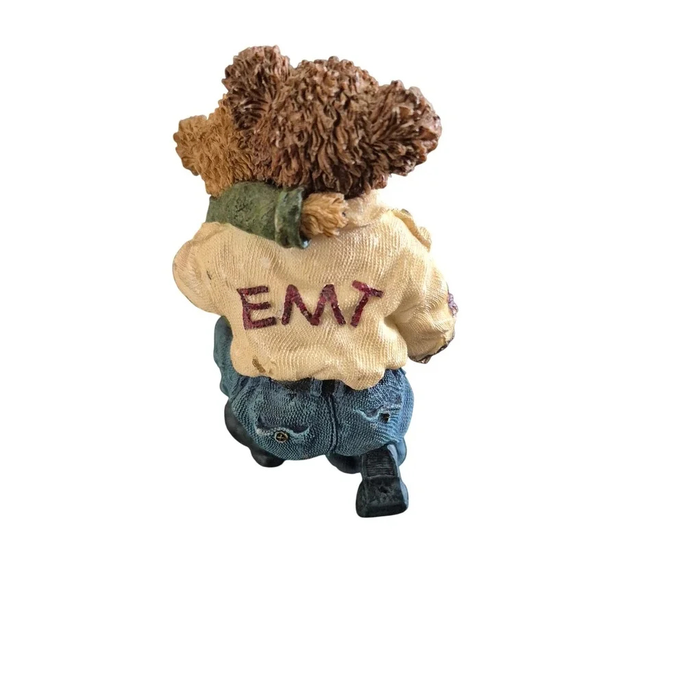 Boyds Bears EMT Figurine Bearsley Carey Rescue Bearston Nurse Gift Medical Decor